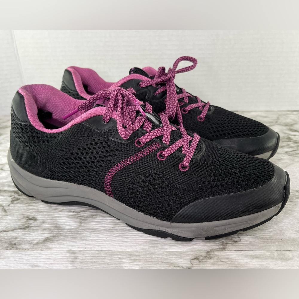 Vionic Emerald Women’s US 8.5 Shoes Black Active Walking Athletic Arc Support